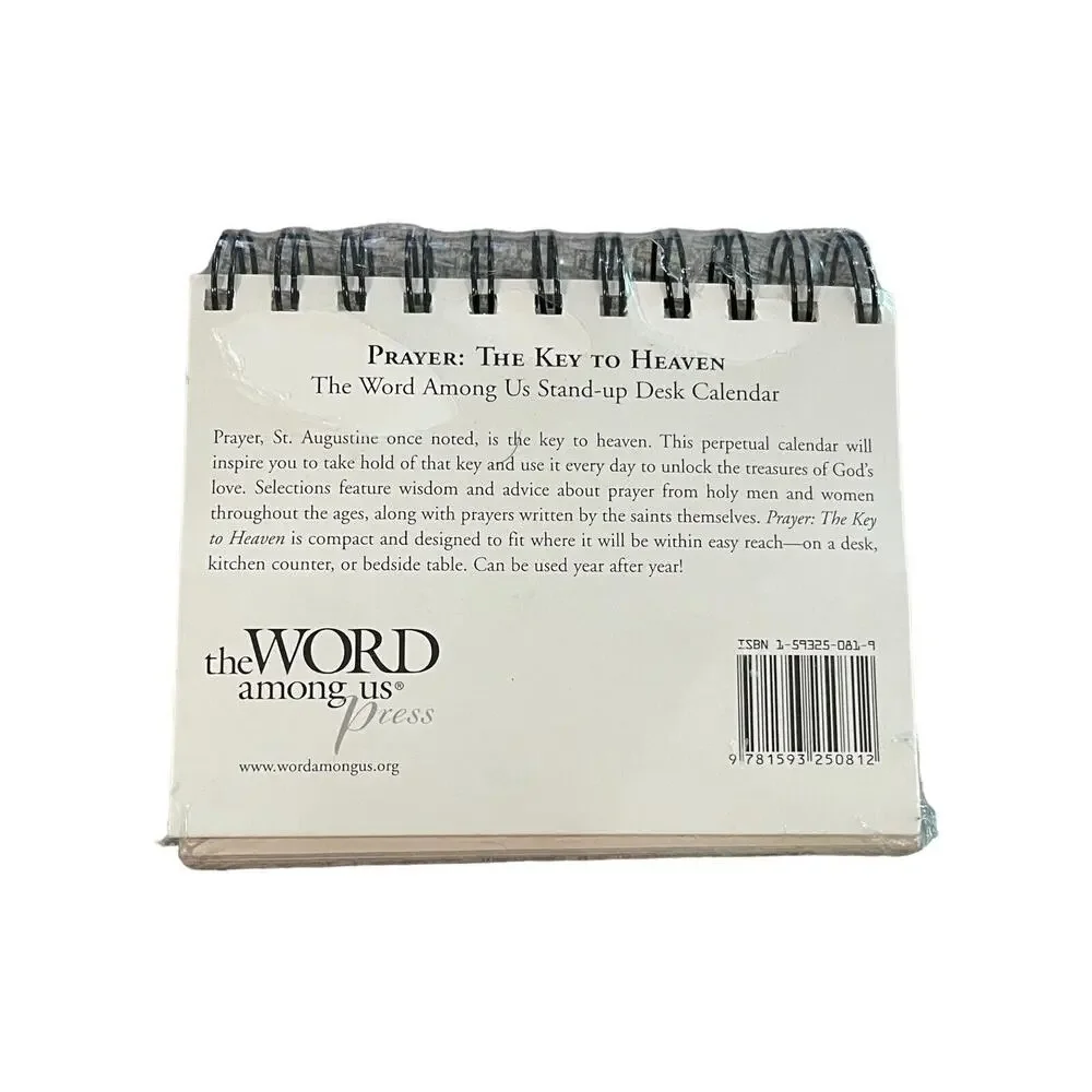 NEW Prayer: The Key To Heaven - The Word Among Us Stand-up Desk Calendar
